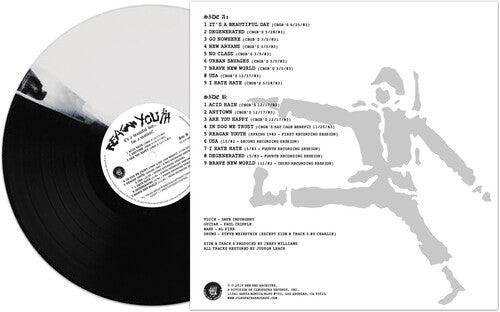 Reagan Youth- IT'S A BEAUTIFUL DAY...FOR A MATINEE! - BLACK AND WHITE SPLIT COLOR