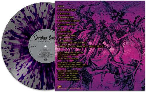 Christian Death- The Iron Mask - Silver/purple Splatter