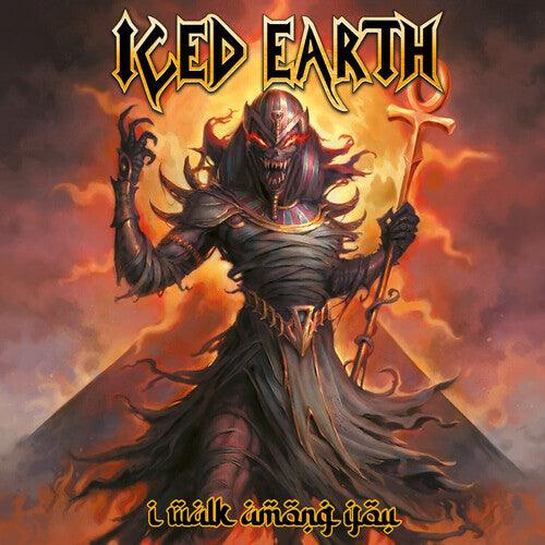 Iced Earth- I Walk Among You - Yellow/red/silver