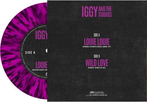 Iggy & The Stooges- Louie Louie - Purple/Black Splatter