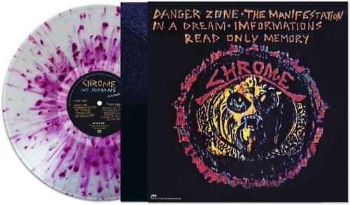 Chrome- No Humans Allowed - Purple/clear Splatter