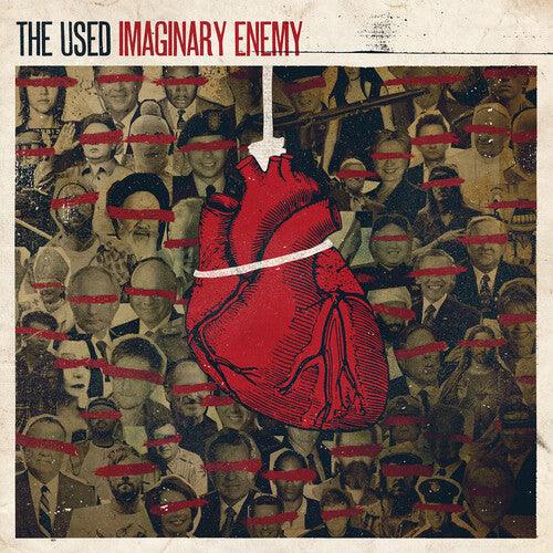 The Used- Imaginary Enemy - Orange Black & White Swirl