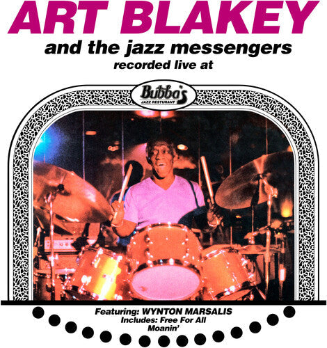 Art Blakey and The Jazz Messengers- Live At Bubba's 1980 - Clear Violet Colored Vinyl