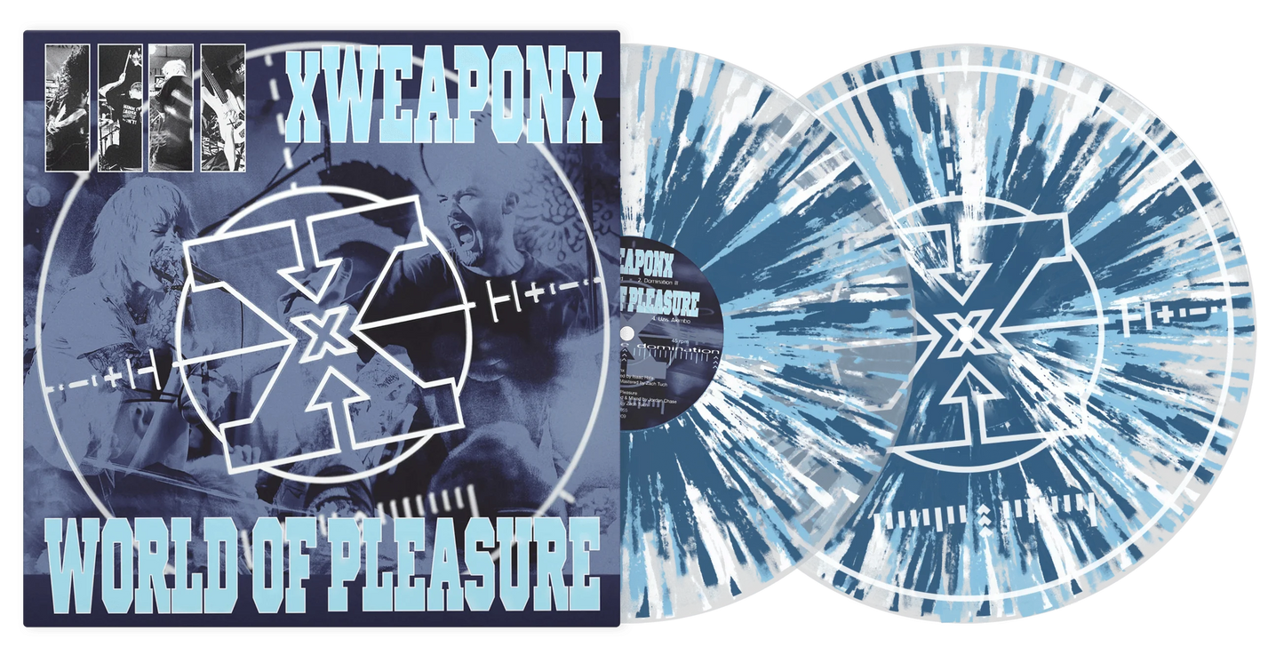 xWeaponx (Knocked Loose)/Weapon Of Pleasue- xWeaponx (Knocked Loose)/Weapon Of Pleasue Split (Clear w/White/Blue Splatter) (DAZE Records)