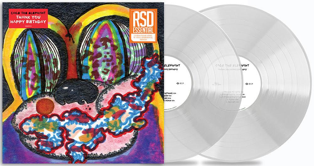 Cage The Elephant- Thank You Happy Birthday (RSD Essential) (Clear Vinyl w/ 5 Bonus Tracks)