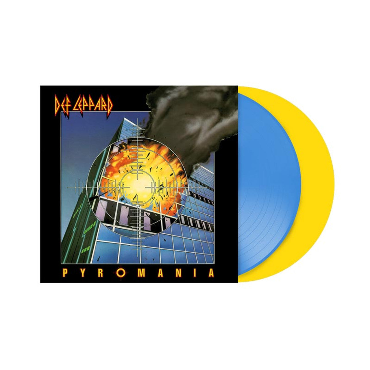 Def Leppard- Pyromania: 40th Anniversary - Limited Blue & Yellow Colored Vinyl