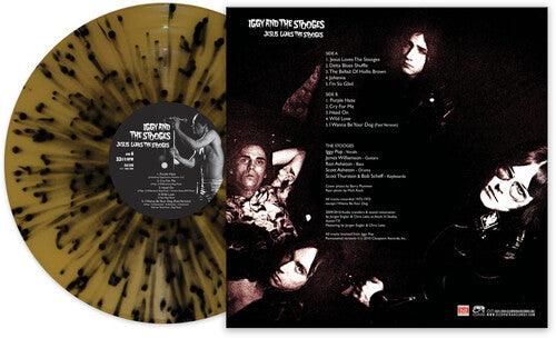 Iggy & Stooges- Jesus Loves The Stooges (Black & Gold Splatter)