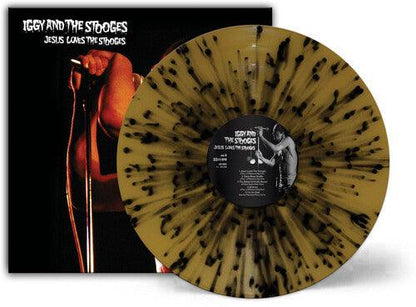 Iggy & Stooges- Jesus Loves The Stooges (Black & Gold Splatter)
