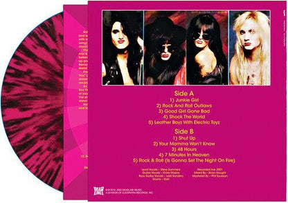 Pretty Boy Floyd- Live On The Sunset Strip - Pink/black Splatter
