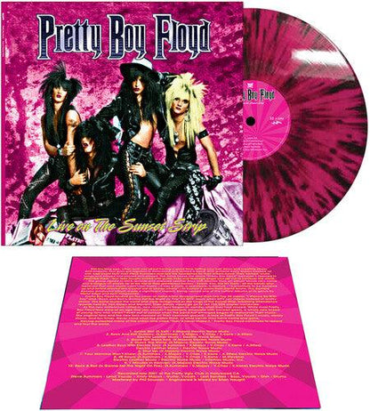 Pretty Boy Floyd- Live On The Sunset Strip - Pink/black Splatter