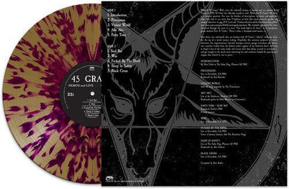 45 Grave- A Devil's Possessions - Demos & Live 1980-1983 - GOLD/PURPLE SPLATTER