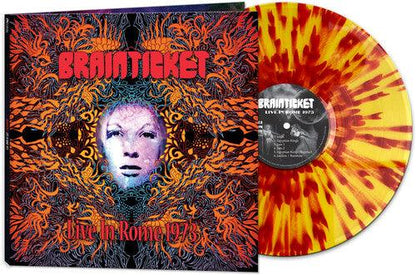 Brainticket- Live In Rome 1973 - Red/yellow Splatter