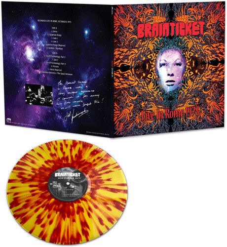 Brainticket- Live In Rome 1973 - Red/yellow Splatter