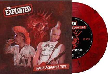 The Exploited- Race Against Time - Red Marble