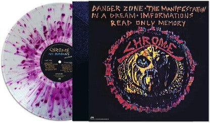 Chrome- No Humans Allowed - Purple/clear Splatter