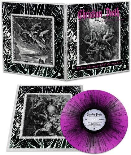 Christian Death- The Rage Of Angels - Purple/black Splatter