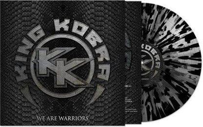 King Kobra- We Are Warriors - SILVER/BLACK SPLATTER