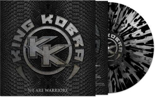 King Kobra- We Are Warriors - SILVER/BLACK SPLATTER