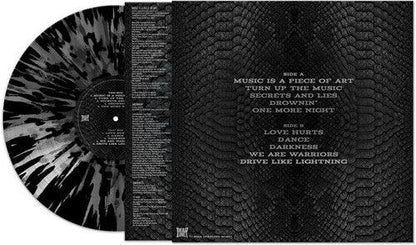 King Kobra- We Are Warriors - SILVER/BLACK SPLATTER