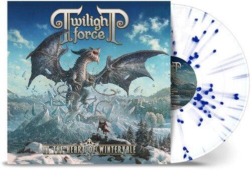 Twilight Force- At The Heart Of Wintervale - White/blue Splatter