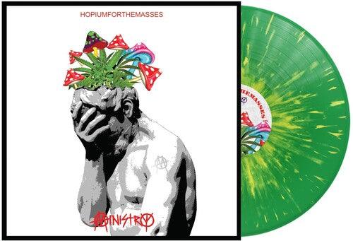 Ministry- Hopiumforthemasses - Green & Yellow Splatter