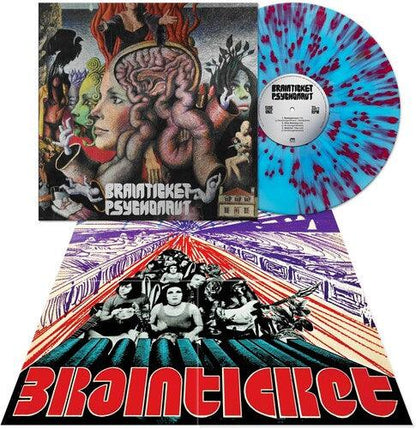 Brainticket- Psychonaut - Blue/red Splatter