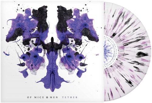 Of Mice & Men- Tether (White Purple Black Splatter)