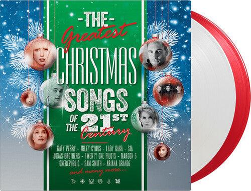 Various- Greatest Christmas Songs Of 21st Century (Limited 180-Gram Red & White Colored Vinyl)