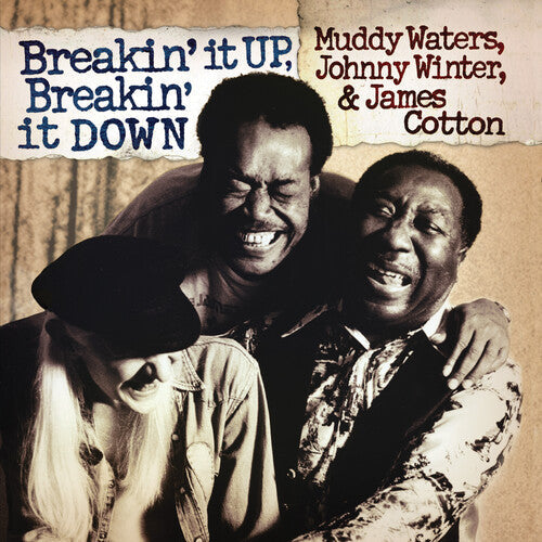 Muddy Waters/Johnny Winter/James Cotton- Breakin' It Up Breakin' It Down (Clear Vinyl, Gold, 180 Gram Vinyl, Gatefold LP Jacket, Poster)