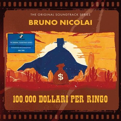 Bruno Nicolai- 100000 Dollari Per Ringo (Original Soundtrack) - Limited 180-Gram Transparent Orange Colored Vinyl with CD