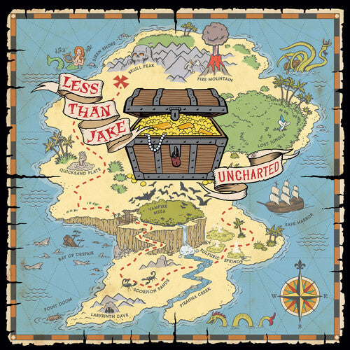 Less than Jake- Uncharted (Yellow Marble Vinyl)