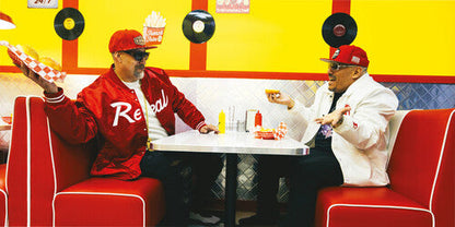 B-Real & Psycho Les- Real Psycho - Deluxe Limited Edition - Clear with Black, Yellow & White Splatter Vinyl Gatefold Cover