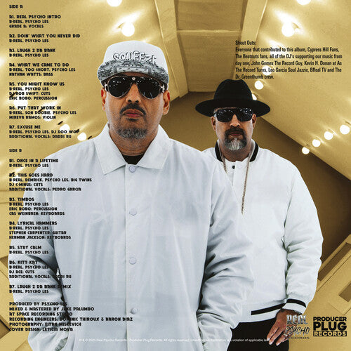 B-Real & Psycho Les- Real Psycho - Black Vinyl