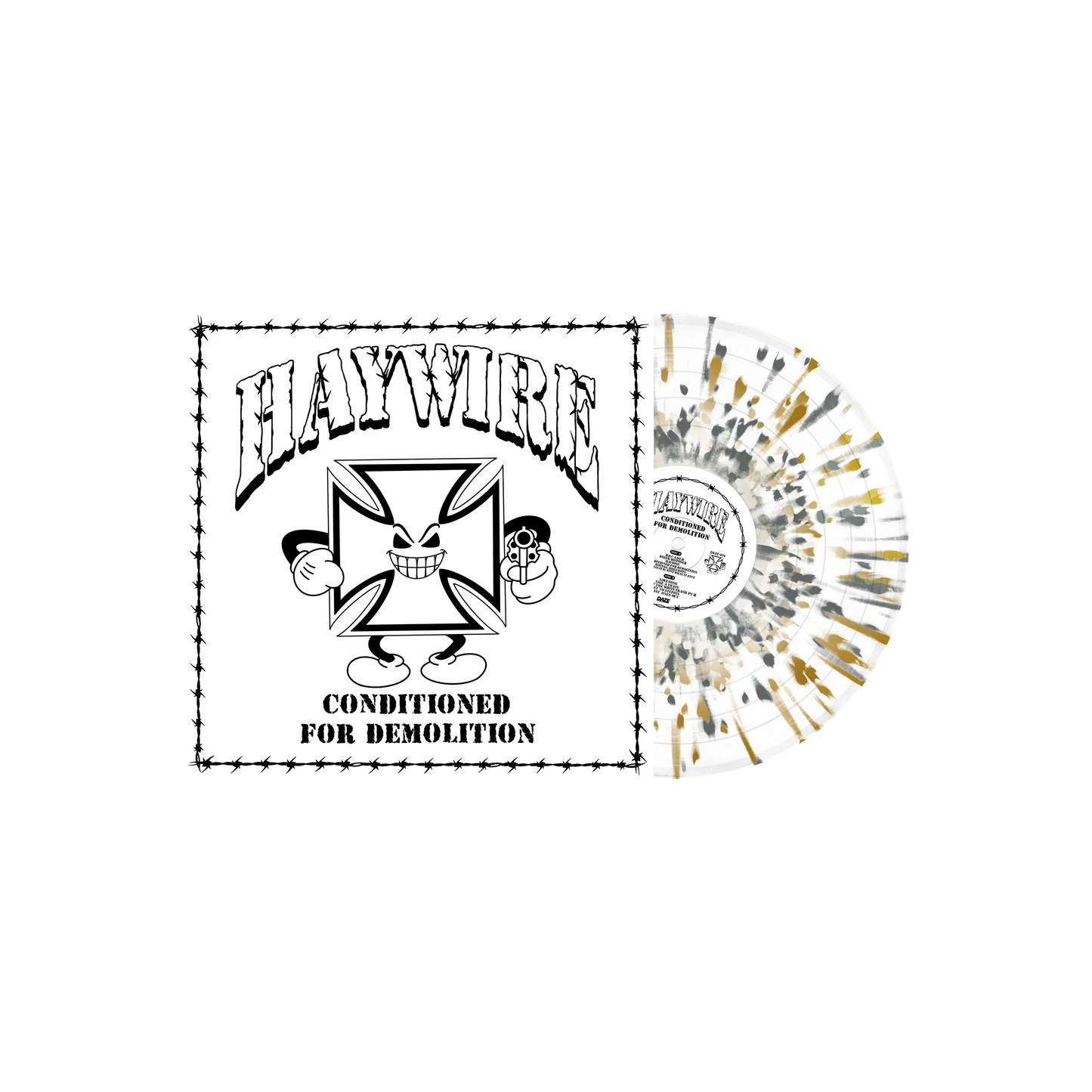 Haywire- Conditioned For Demolition (White w/ Gold & Silver Splatter)(DAZE Records)