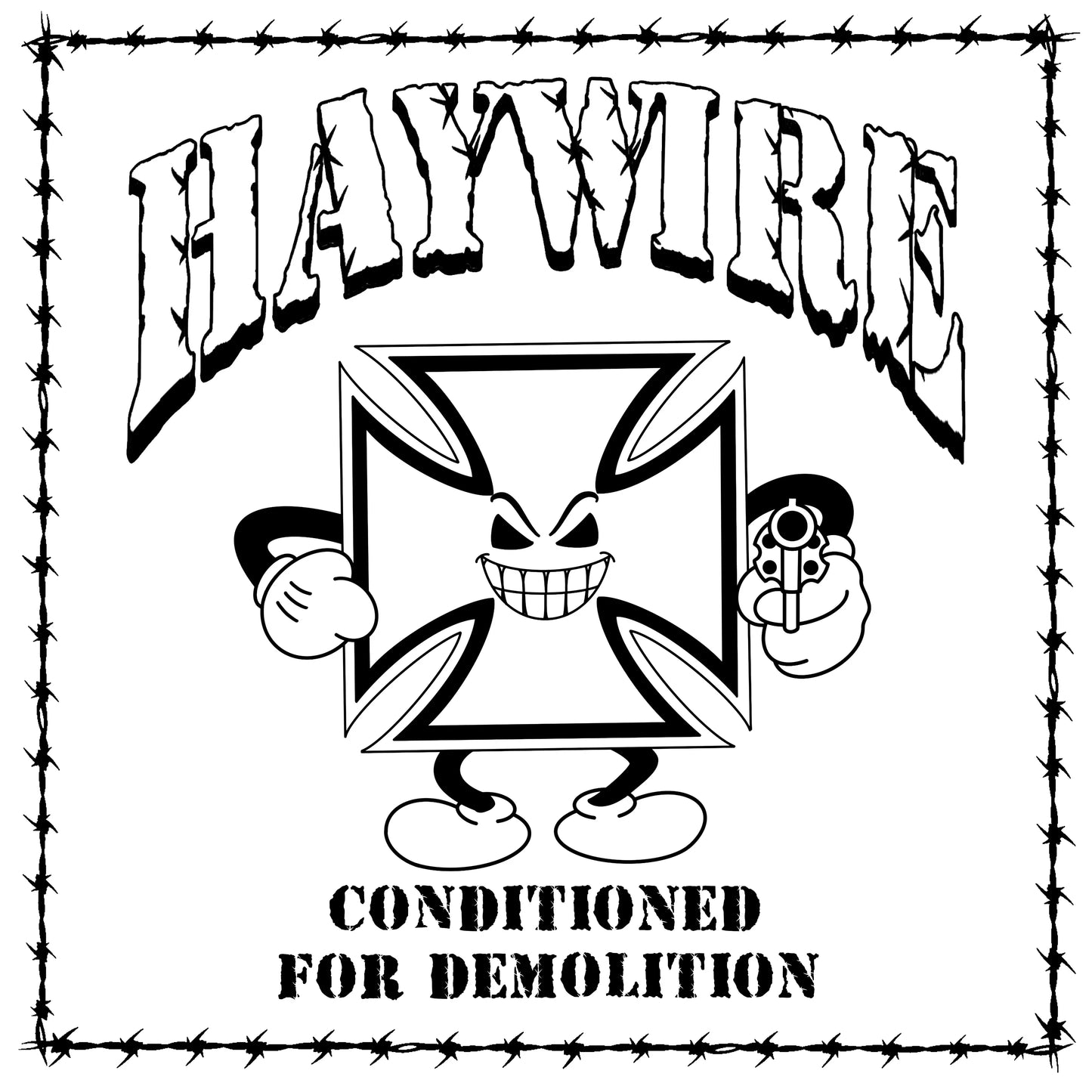 Haywire- Conditioned For Demolition (White w/ Gold & Silver Splatter)(DAZE Records)