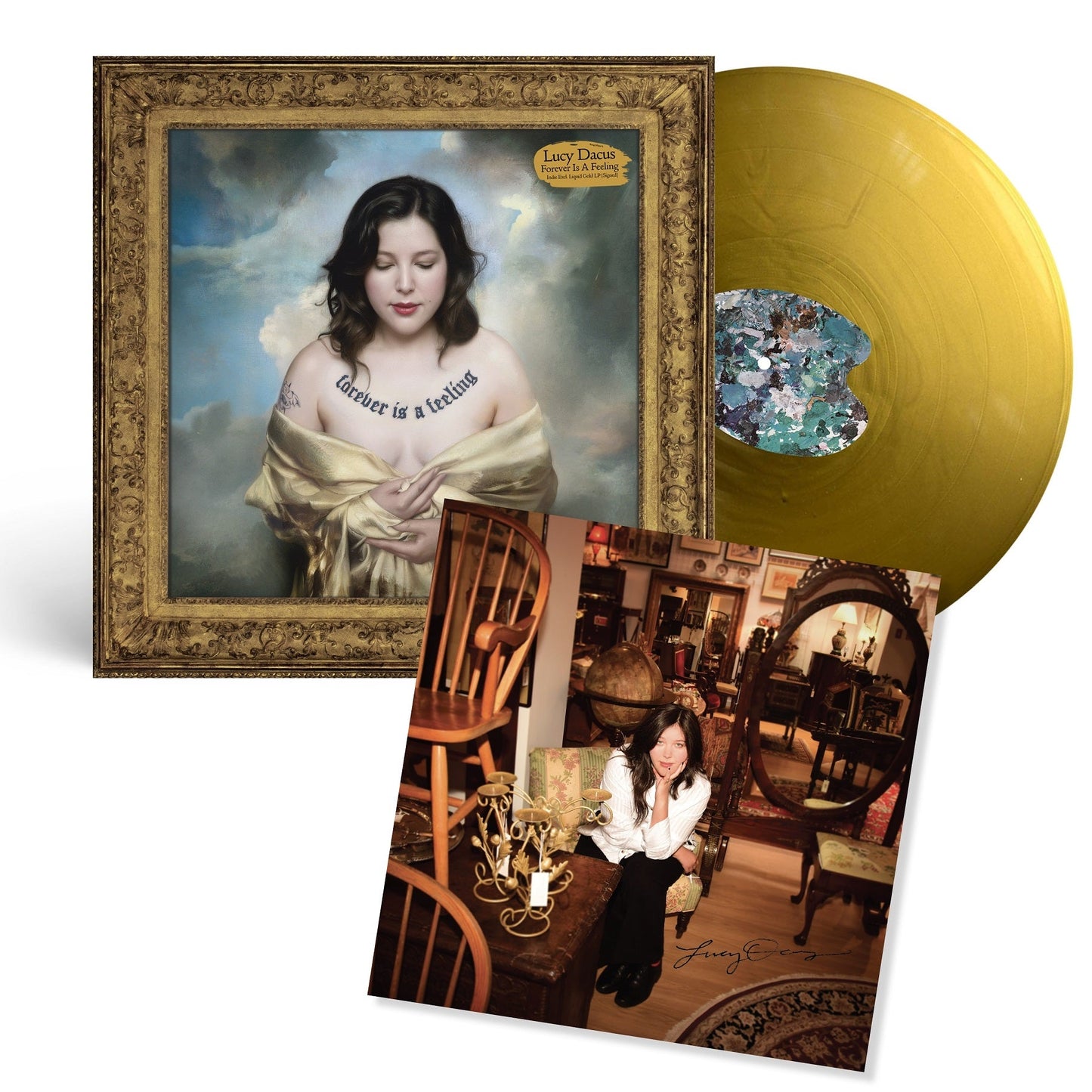 Lucy Dacus- Forever Is A Feeling [Liquid Gold LP] [Signed Insert] (Indie Exclusive)