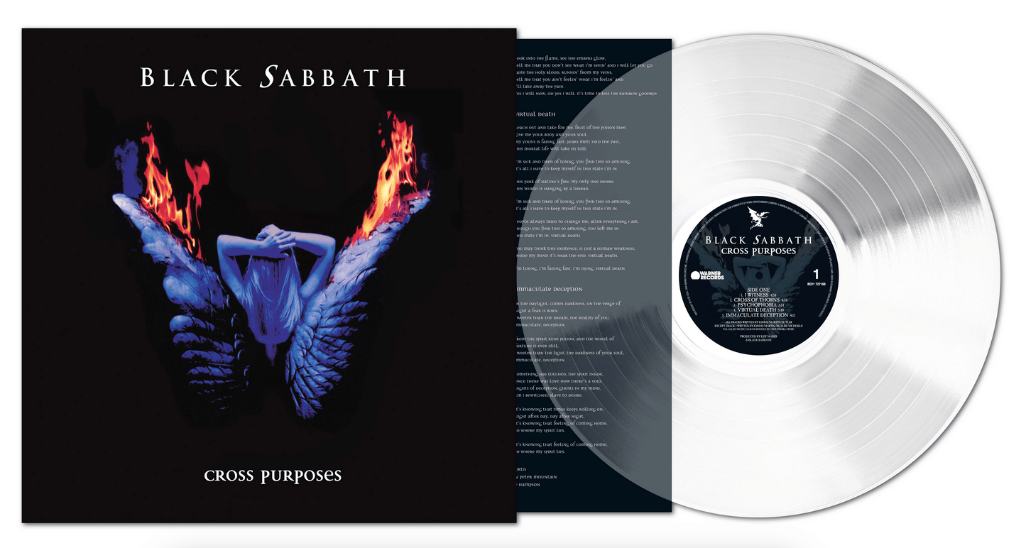 Black Sabbath- Cross Purposes (Clear Vinyl)