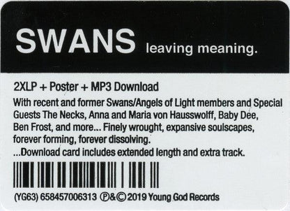 Swans- Leaving Meaning