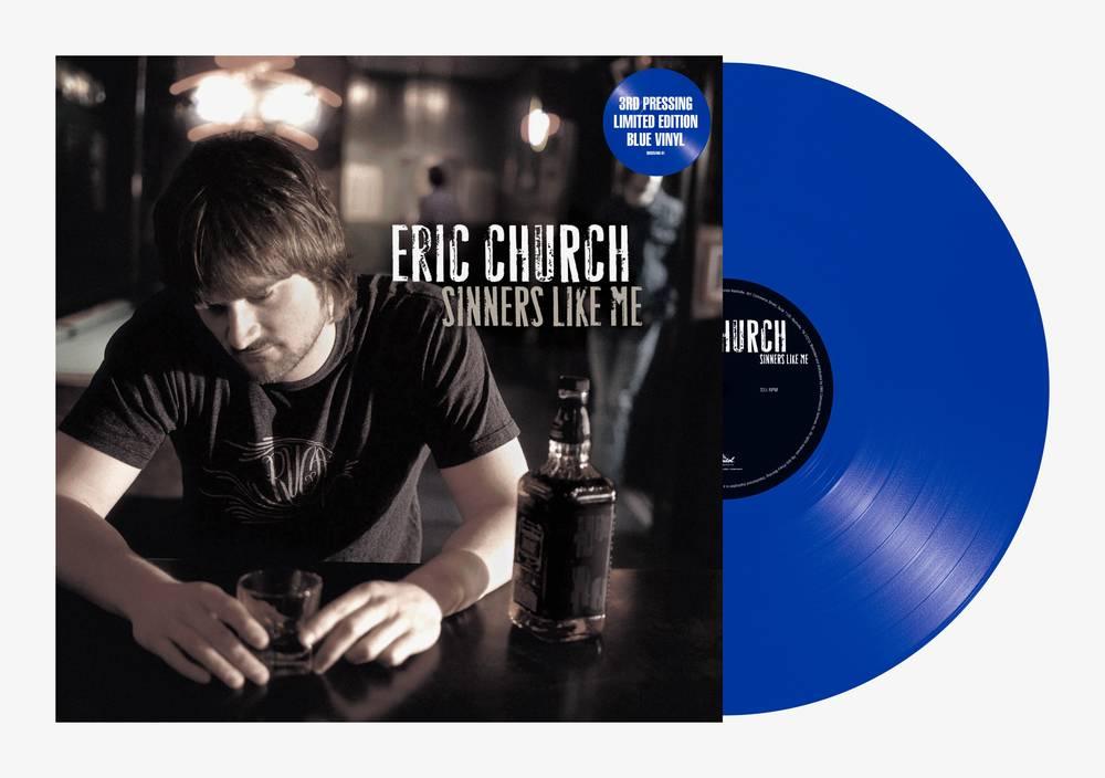 Eric Church- Sinners Like Me (Blue Vinyl)