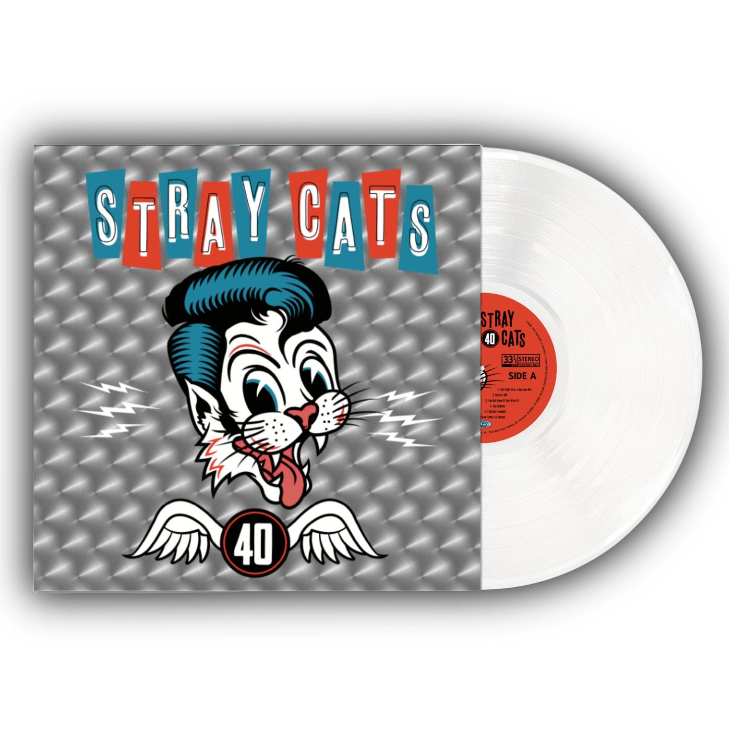 Stray Cats- 40 (White Vinyl)