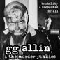 GG Allin & The Murder Junkies- Brutality And Bloodshed For Al (Orange Vinyl)