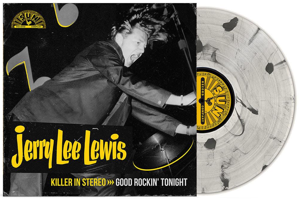Jerry Lee Lewis- Killer In Stereo: Good Rockin' Tonight (RSD Essential Milky Clear w/ Black Ice Splatter Vinyl)