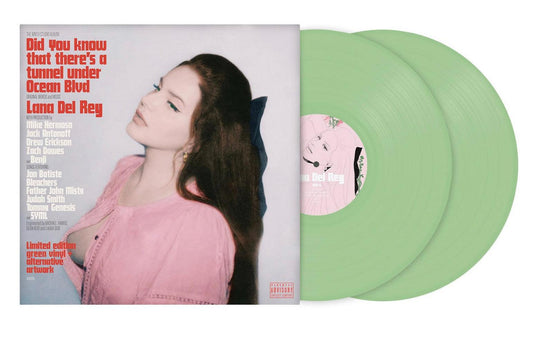 Lana Del Rey- Did You Know That There’s A Tunnel Under Ocean Blvd [Light Green 2LP/Alt. Cover] (Indie Exclusive)