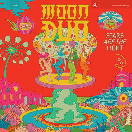 Moon Duo- Stars Are the Light (Neon Pink Vinyl)